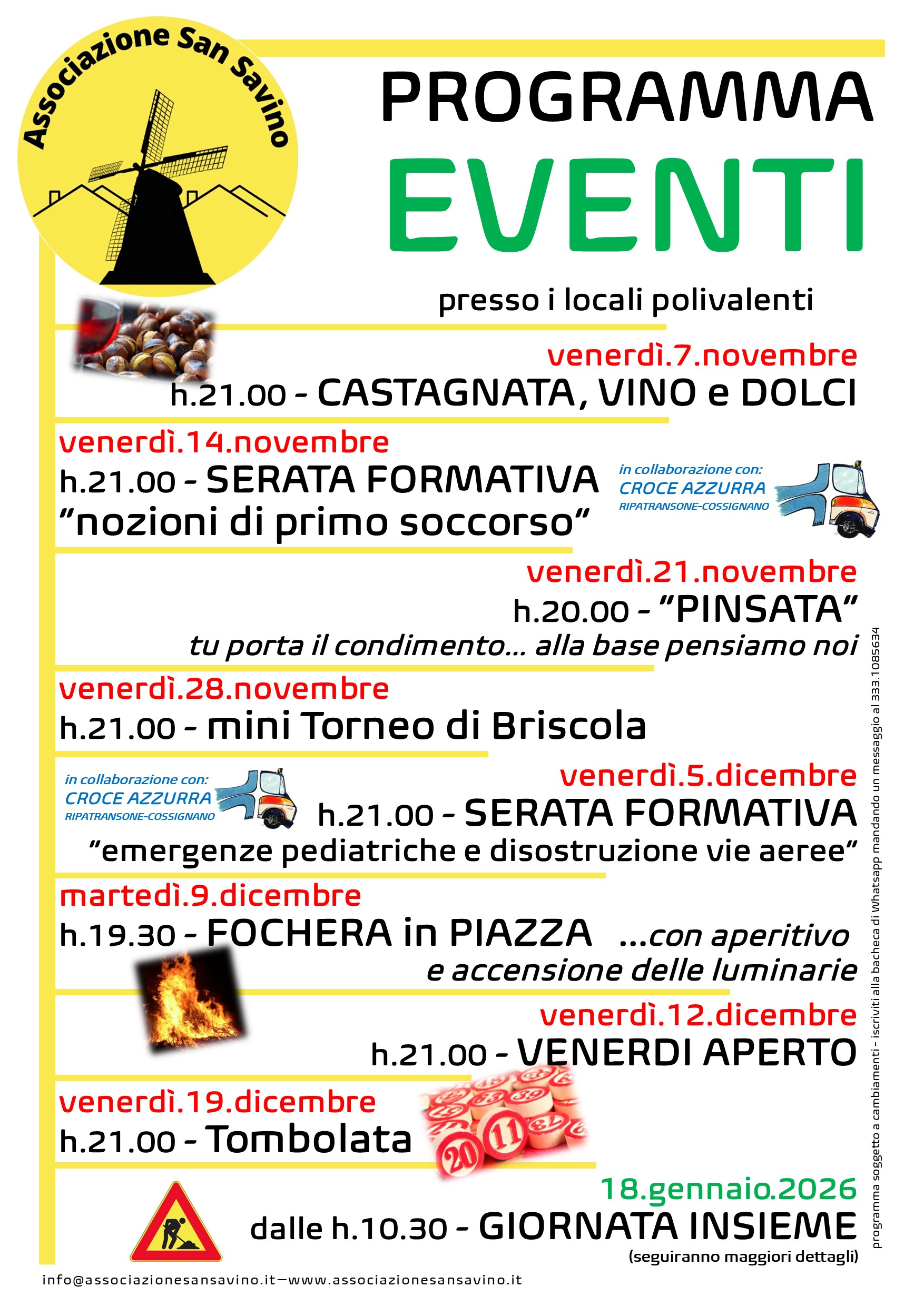 Programma Eventi 2025